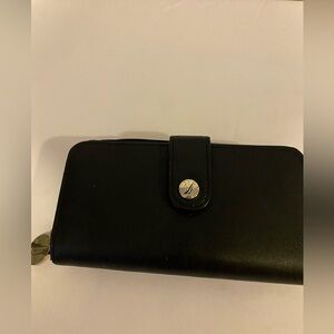 Women’s Black Leather Nautica Wallet